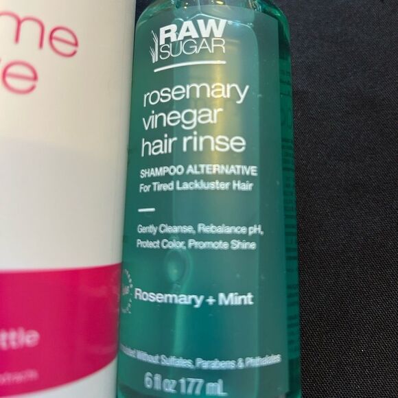 🌻 Raw Sugar Volume Revive Shampoo and Hair Rosemary Vinegar Rinse Set New FullSz - Picture 4 of 6